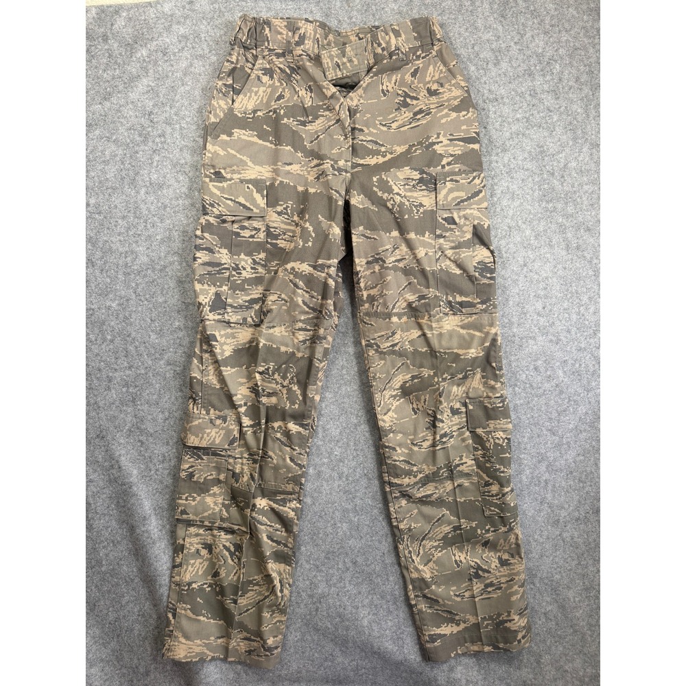 Military Issue Womens 10R Digital Tiger Stripe Camo Tactical Cargo Pants Green